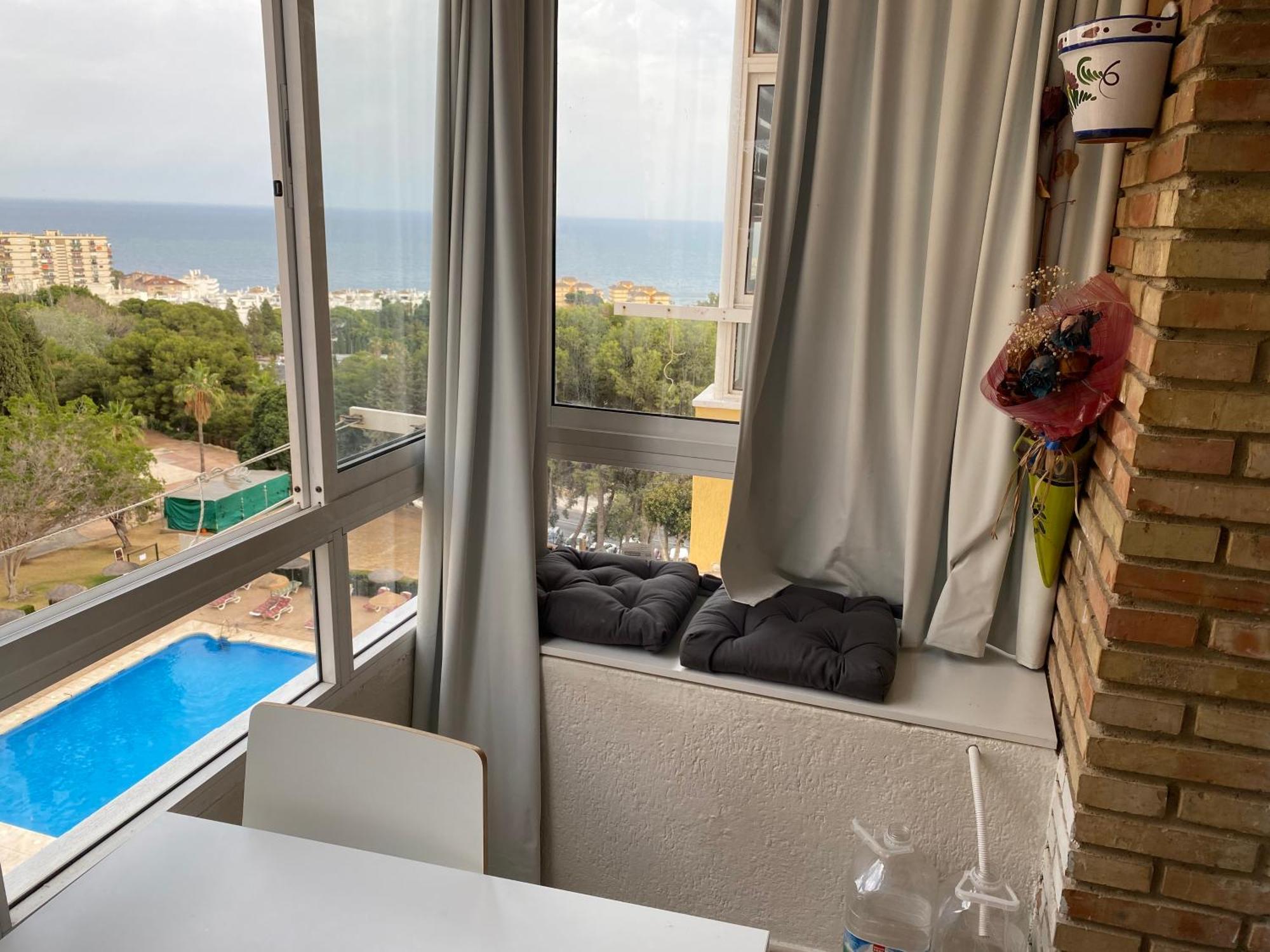 Ferienwohnung Hercules Estudio Con Vistas Al Mar Benalmádena Exterior foto